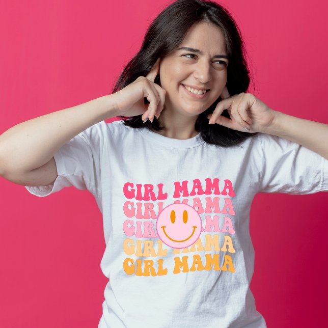 Camiseta groovy Chica Mama, Matando A Mami Y A Mí Retro (Subido por el creador)