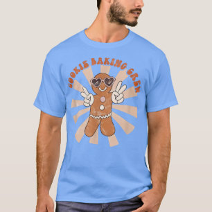 Camiseta Groovy Cookie Baking Crew Gingerbread Cookies Hipp