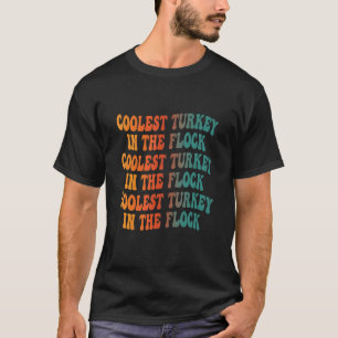 Camiseta Groovy Coolest Turkey en el atardecer de rebaño th