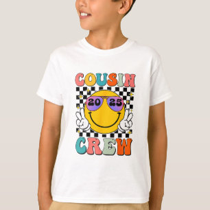 Camiseta Groovy Cousin Crew Vacaciones de verano en la play