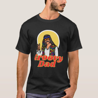 Camiseta Groovy Dad Matando A Mamá Y Papá Groovy Un Cumplea