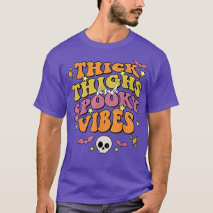 Camiseta Groovy De Halloween Y Vibes Espectaculares