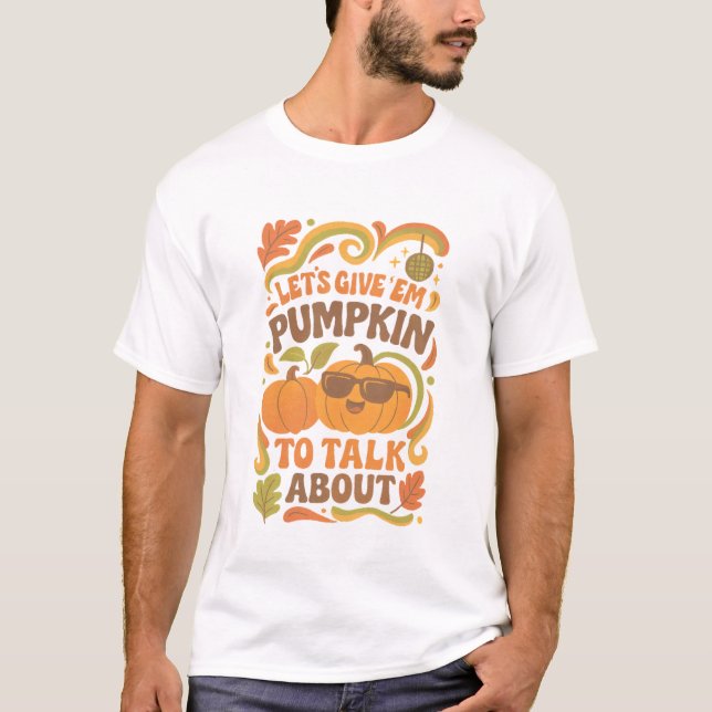 Camiseta Groovy Démosles Calabaza para hablar (Anverso)