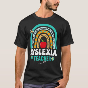 Camiseta Groovy Dyslexia Profesora Retro Dislexia Especiali