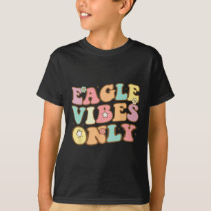Camiseta Groovy Eagle Escuela Deportes Fan Espíritu de Equi