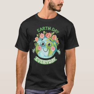 Camiseta Groovy Earth Day Everyday Save Earth Inspiration