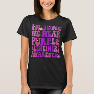 Camiseta Groovy En Junio Usamos Los Awarenes Del Alzheimer 