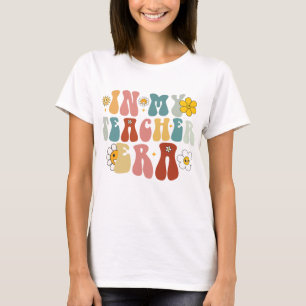 Camiseta Groovy En Mi Era De Maestra Regreso A Clases Maest
