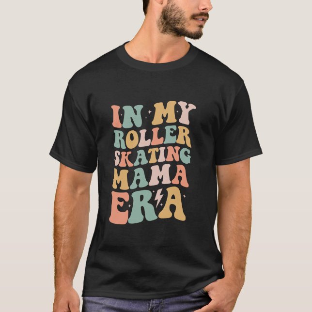 Camiseta Groovy en mi patinaje sobre patinaje de patinaje s (Anverso)