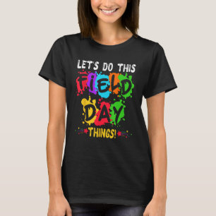 Camiseta Groovy es la vibración del día de campo para el ma