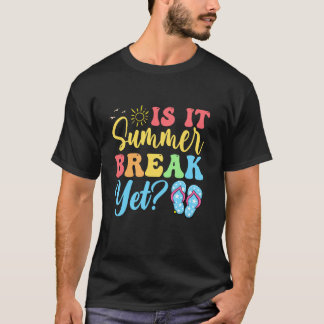 Camiseta Groovy Es Verano Y El Último Día Del Colegio T