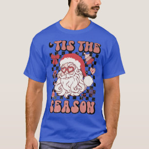Camiseta Groovy Esta Es La Familia De Navidades De Temporad
