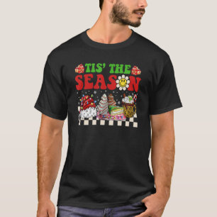 Camiseta Groovy Esta Es La Temporada De Navidades Hippie Ho