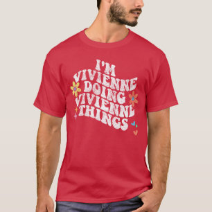 Camiseta Groovy Estoy VIVIENNE Haciendo VIVIENNEcosas Diver