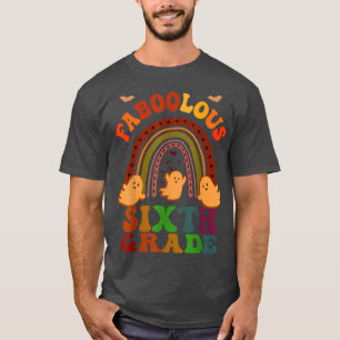 Camiseta Groovy FABOOLOUS 6TH GRADE TEACHER Costume This Is
