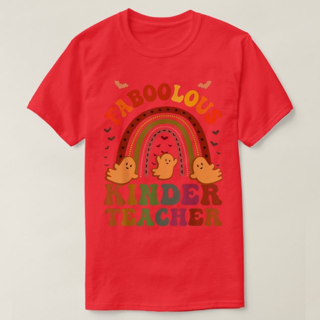 Camiseta Groovy FABOOLOUS KINDER PROstume de profesor Este  (Diseño del anverso)
