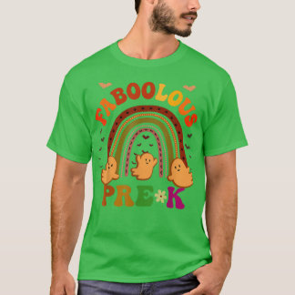 Camiseta Groovy FABOOLOUS PRE-K TEACHER Costume This Is My