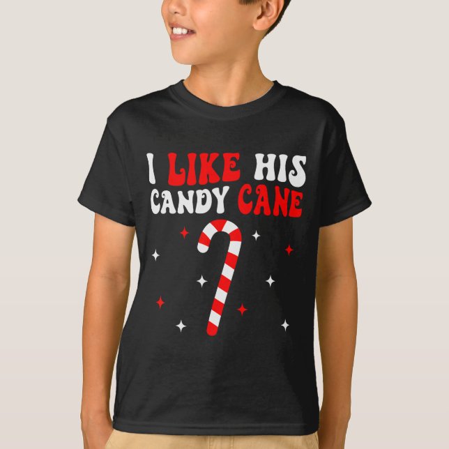 Camiseta Groovy Family Christmas Couple Matching Funny Tee  (Anverso)