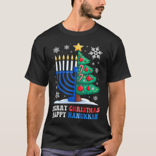 Camiseta Groovy Feliz Chrismukkah Feliz Navidad Janucá