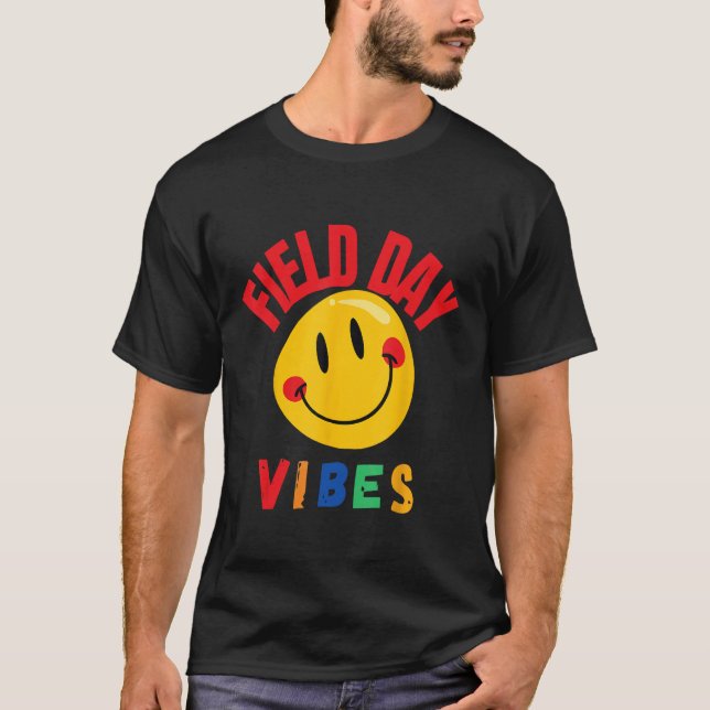 Camiseta Groovy Field Day 2023  Field Day Vibes Teacher 3 (Anverso)