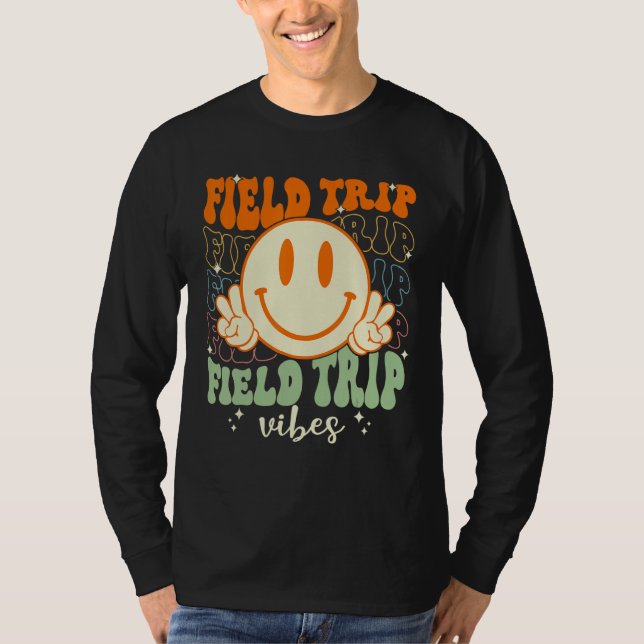 Camiseta Groovy Field Day 2023  Field Day Vibes Teacher Boy (Anverso)