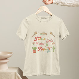 Camiseta Groovy Fiesta Siesta Tequila Repetir la Bacheloret