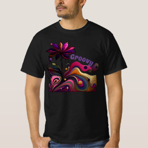 Camiseta Groovy Flower Hombre