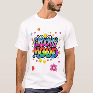Camiseta Groovy Flower Icon Mood Tee