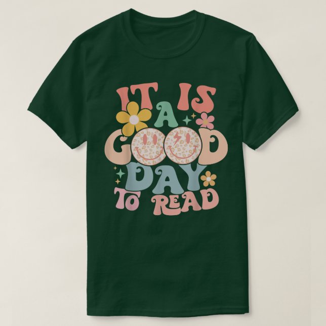 Camiseta Groovy Flower National Leer un libro diario L (Diseño del anverso)