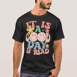 Camiseta Groovy Flower National Leer un libro diario L