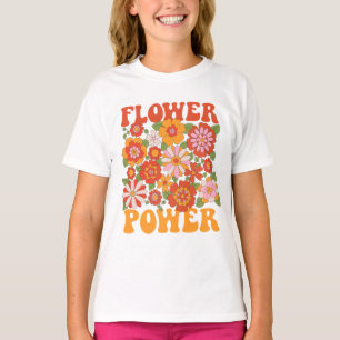 Camiseta Groovy Flower Power Graphic