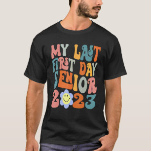 Camiseta Groovy Flower Senior 2023 Volver A La Escuela De M