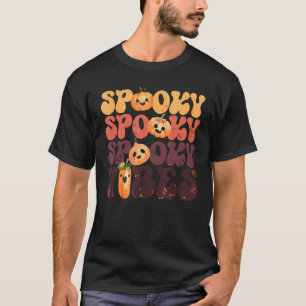 Camiseta Groovy Ghost Spooky Season