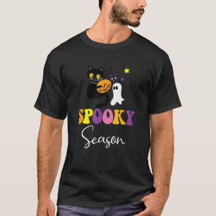 Camiseta Groovy Ghost Spooky Season