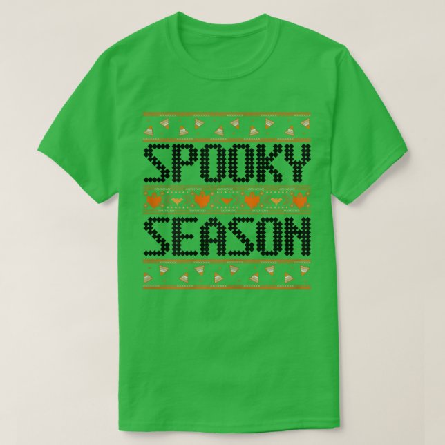 Camiseta Groovy Ghost Spooky Season        863 (Diseño del anverso)
