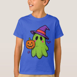 Camiseta Groovy Ghoul: Espíritu Retro de Halloween 👻🎃