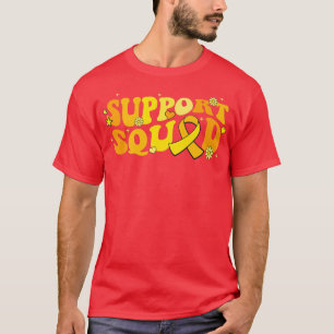 Camiseta Groovy Gold Warrior Niña Cáncer