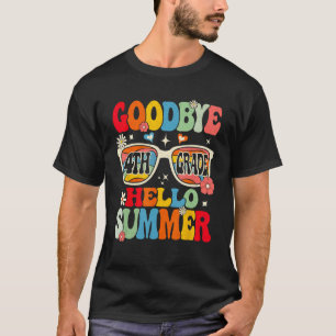Camiseta Groovy Goodbye 4º Graduado Hola Summer K
