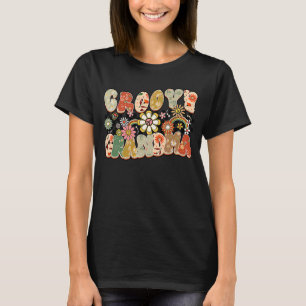 Camiseta Groovy Grandma Daisy Boho Peace Granny Life Nana H