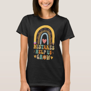Camiseta Groovy Growth Mindset Positive Retro Teacher Back