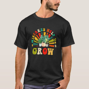 Camiseta Groovy Growth Mindset Positive Retro Teachers Back
