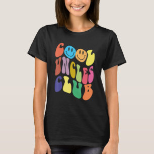 Camiseta Groovy Guay Uncles Club sonríe a padre colorido