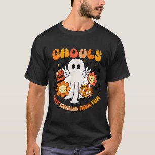 Camiseta Groovy Halloween Ghouls solo quiere divertirse con