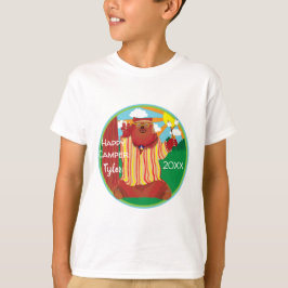 Camiseta Groovy Happy Camper Bear T-Shirt