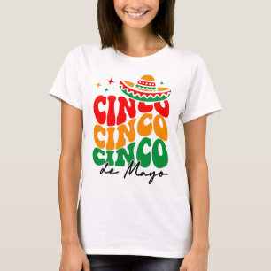 Camiseta Groovy Happy Cinco De Mayo