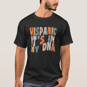 Camiseta Groovy Happy National Hispanic Heritage Month Retr