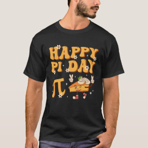 Camiseta Groovy Happy Pi Day Mathematics Teacher Pi Da