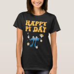 Camiseta Groovy Happy Pi Day Mathematics Teacher Pi Da<br><div class="desc">Groovy Happy Pi Day Mathematics Math Teacher Pi Day 3.14 1</div>