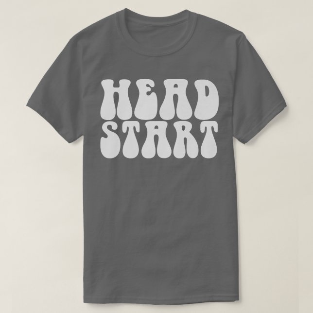 Camiseta Groovy Head Comienza De Nuevo A La Escuela Primari (Diseño del anverso)