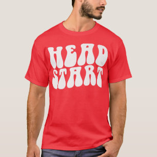 Camiseta Groovy Head Comienza De Nuevo A La Escuela Primari
